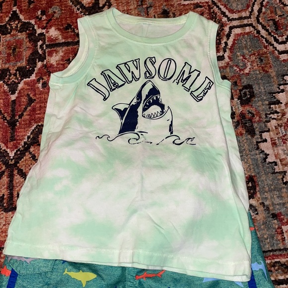 Shark Swim Trunks & Tank - Picture 3 of 6